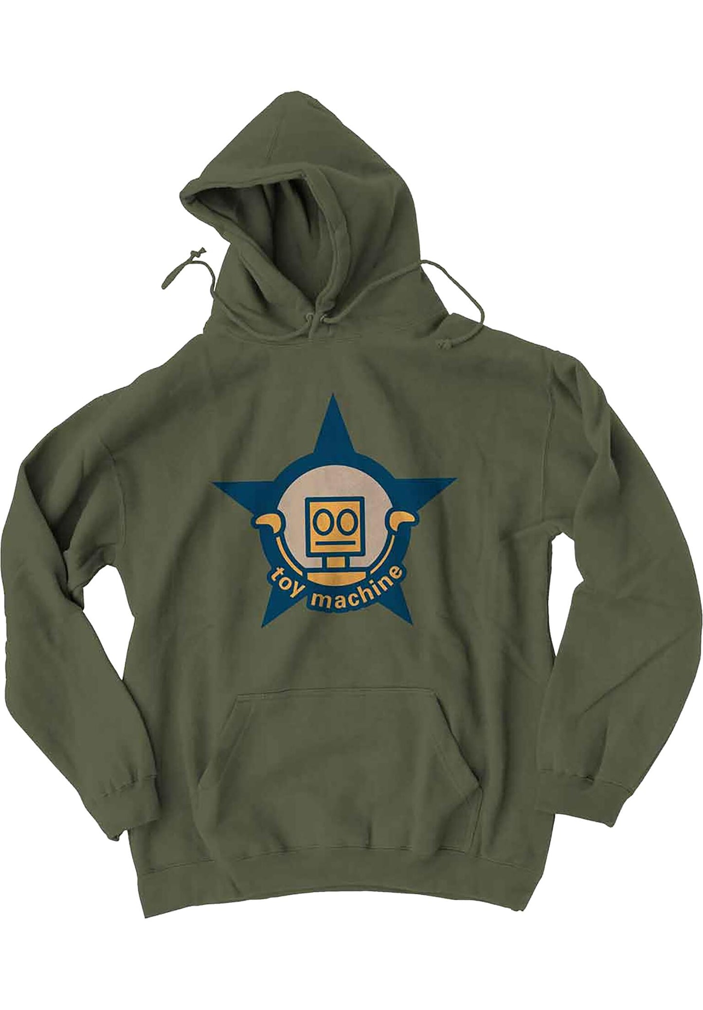 TOY MACHINE - ROBOT STAR EMBROIDER ZIP - ARMY