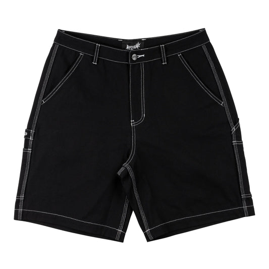 WELCOME - BRACE CARPENTER SHORT - BLACK
