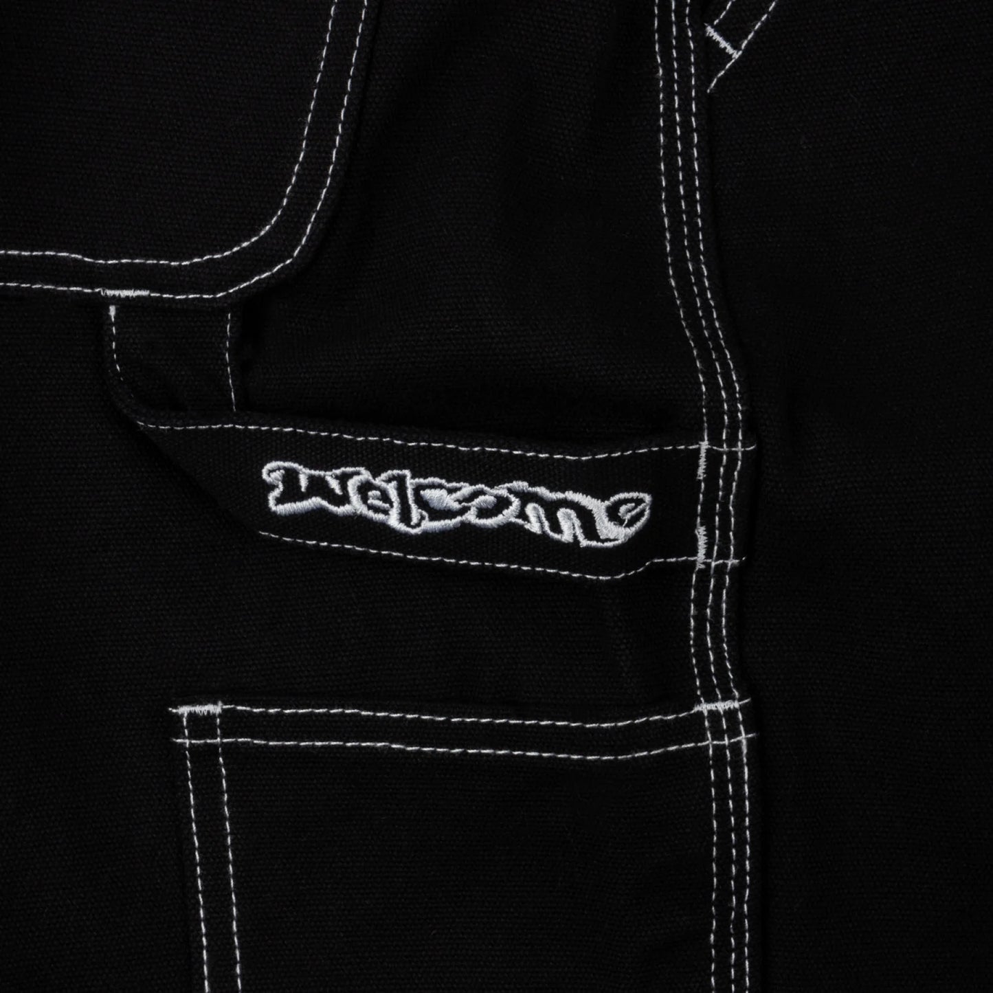 WELCOME - BRACE CARPENTER SHORT - BLACK