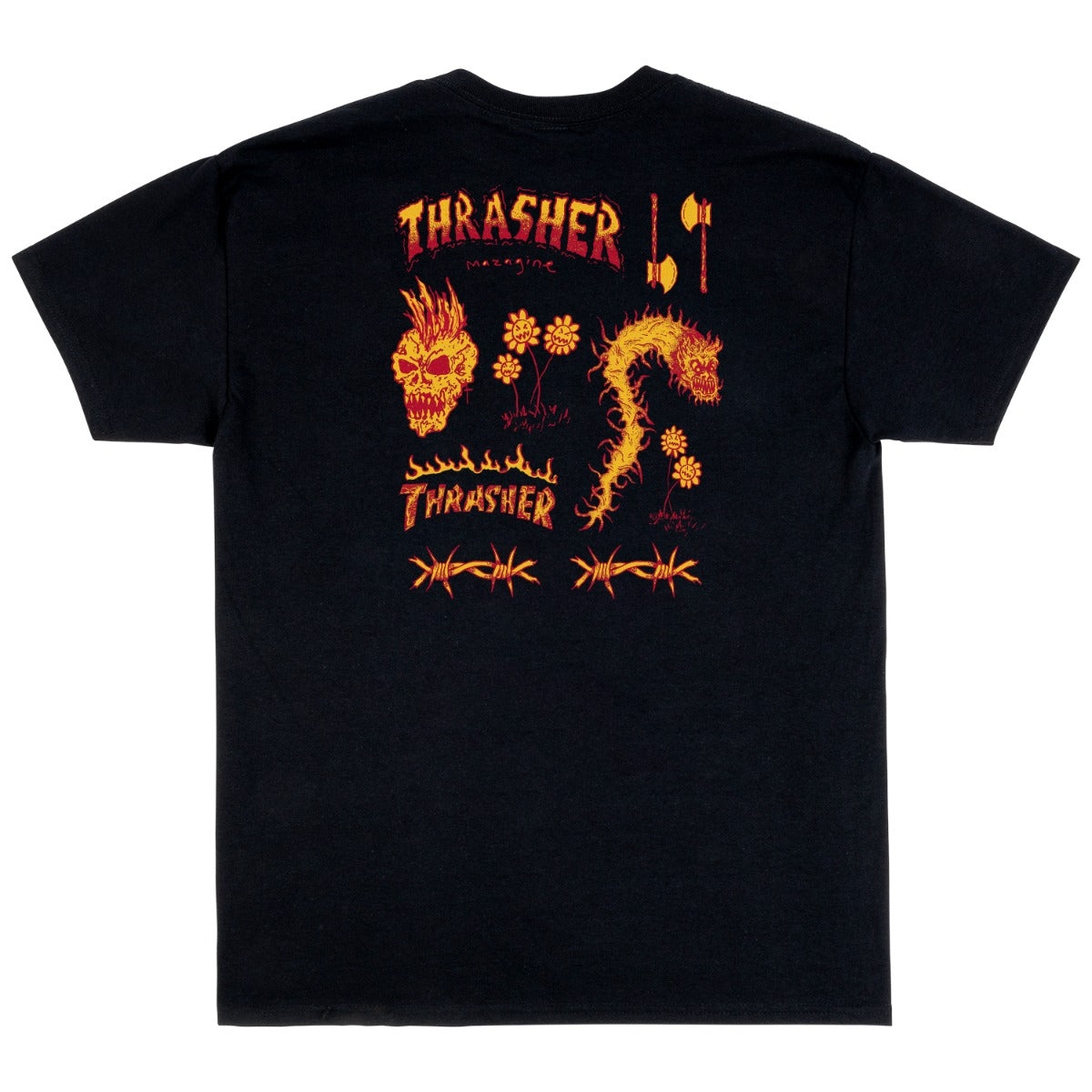THRASHER - SKETCH TEE - BLACK