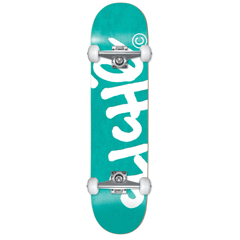 CLICHE - HANDWRITTEN YTH FP COMPLETE - TEAL/WHITE - 7.375