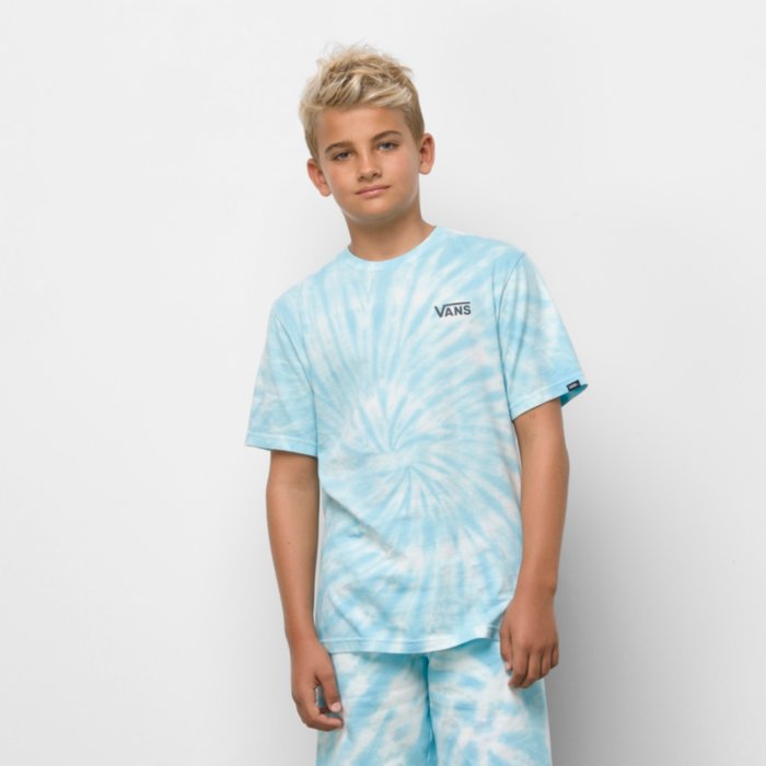 VANS - BURST TIE DYE SS KIDS - AQUATIC-TIE DYE