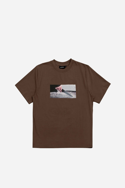 WASTED PARIS - TOO YOUNG TEE - SLATE BROWN