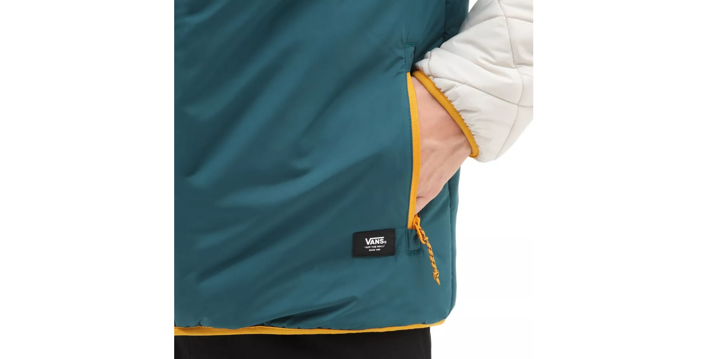 VANS - MTE-1 COLORBLOCKED JACKET MT. - OATMEAL/DEEP TEAL