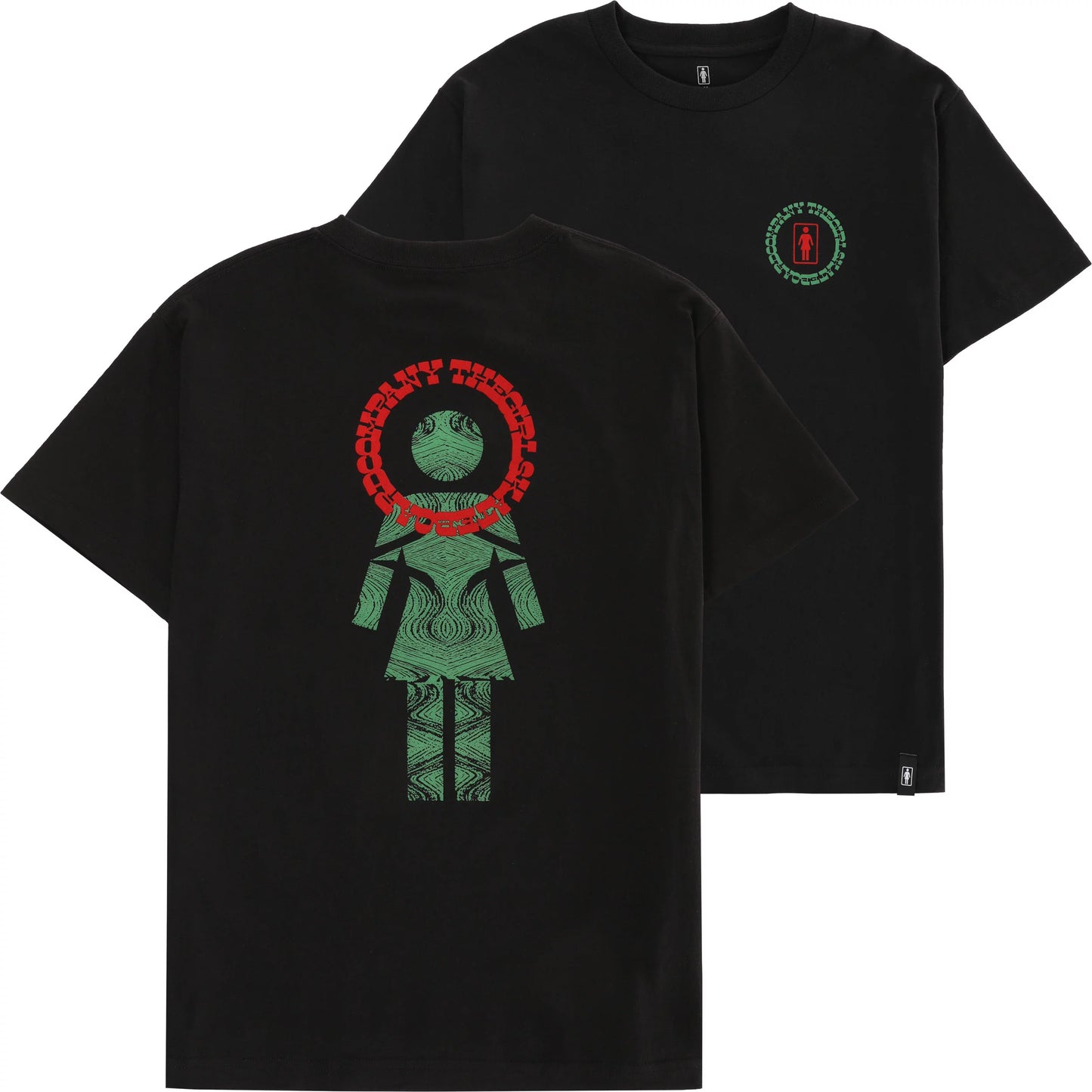 GIRL - VIBRATIONS TEE - BLACK