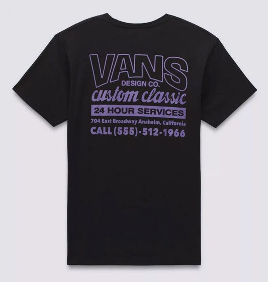 VANS - SHOP FRONT SS TEE - BLACK