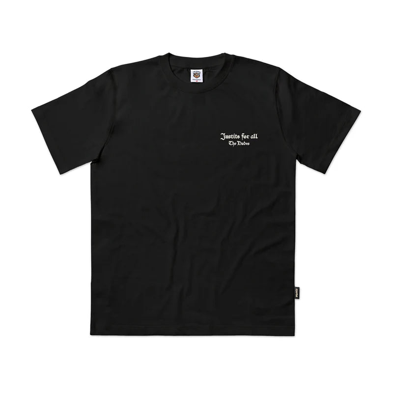 THE DUDES - JUSTITS TEE - BLACK