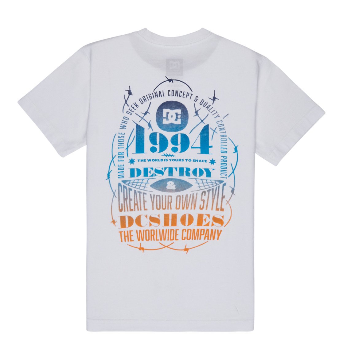 DC - SHAPE OR DESTROY YOUTH TEE - WHITE
