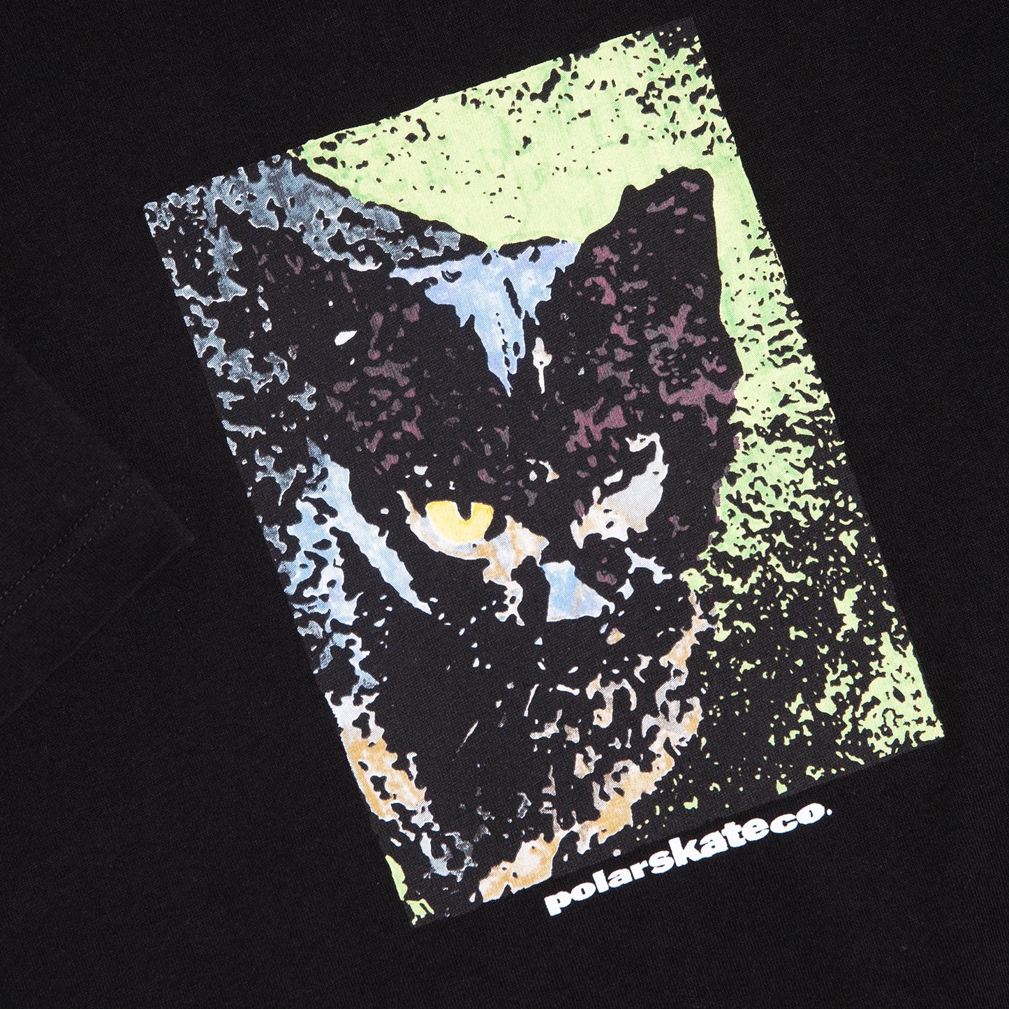 POLAR - CAT TEE - BLACK