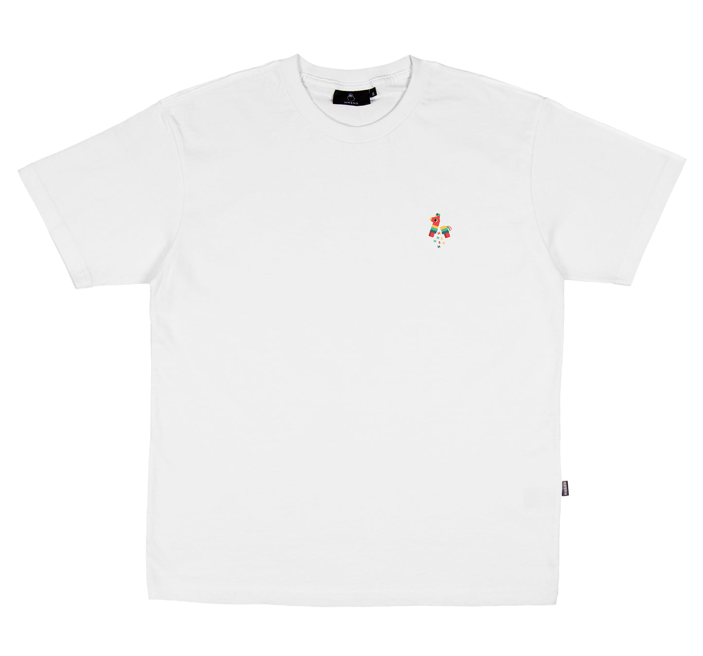 NNSNS - PINATA EMBROIDERED TEE - WHITE