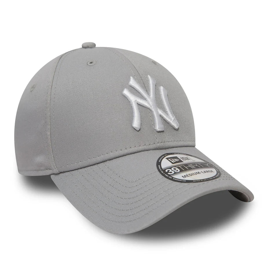 NEW ERA - 39THIRTY NEW YORK YANKEES MLB STRETCH CAP - GREY/WHITE