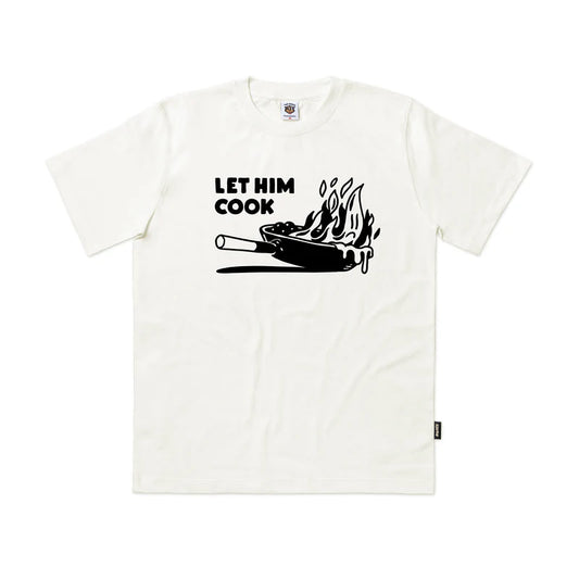 THE DUDES - LET HIM COOK TEE - WHITE