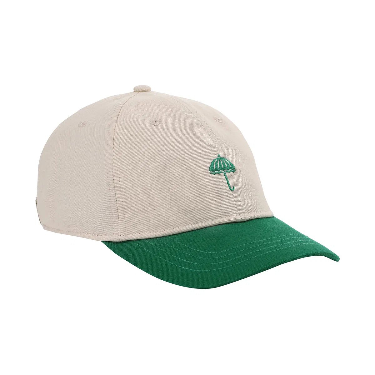 HELAS - CLASSIC TWO-TONE CAP - BEIGE/GREEN