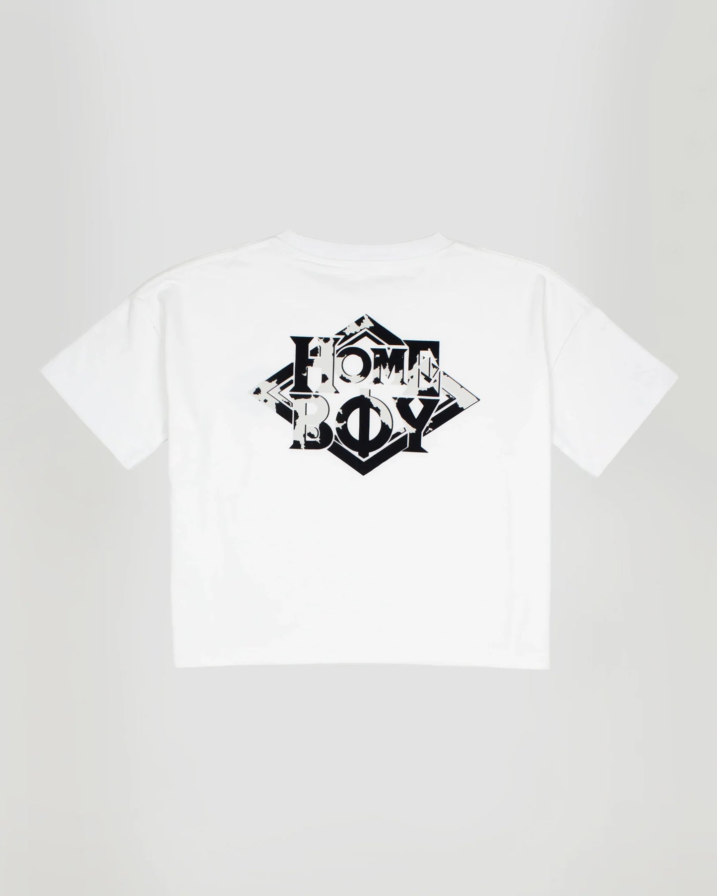 HOMEBOY - GIRLS CROP TEE - COW NAPPO
