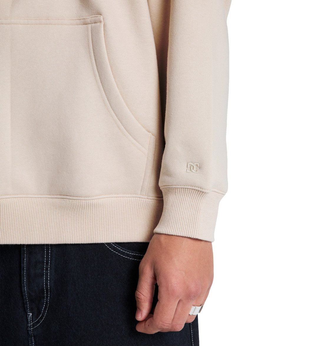 DC - PATCH IT HOOD - OATMEAL