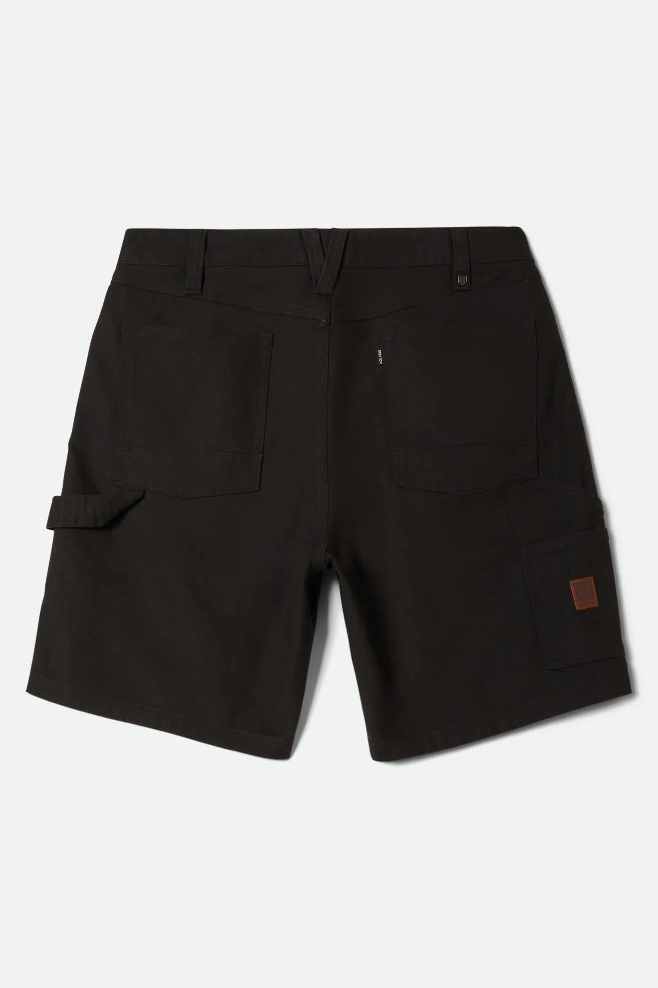 BRIXTON - BUILDERS CARPENTER BAGGY SHORT - WASHED BLACK