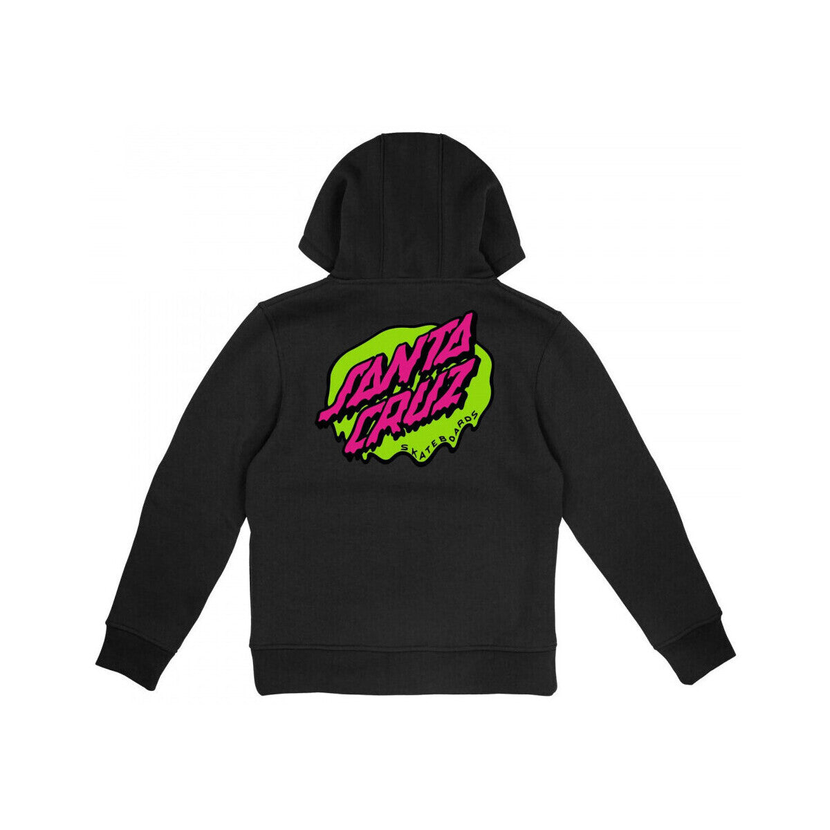 SANTA CRUZ - YOUTH SLIME DOT HOOD - BLACK
