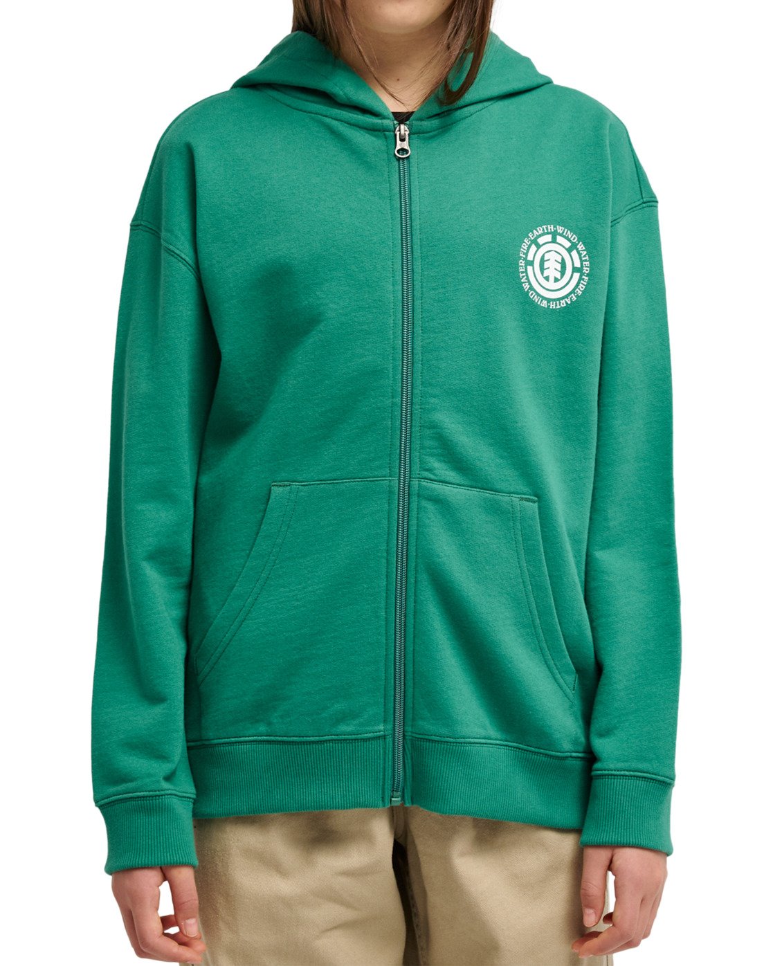 ELEMENT - SEAL BP YOUTH ZIP HOOD - FIR GREEN