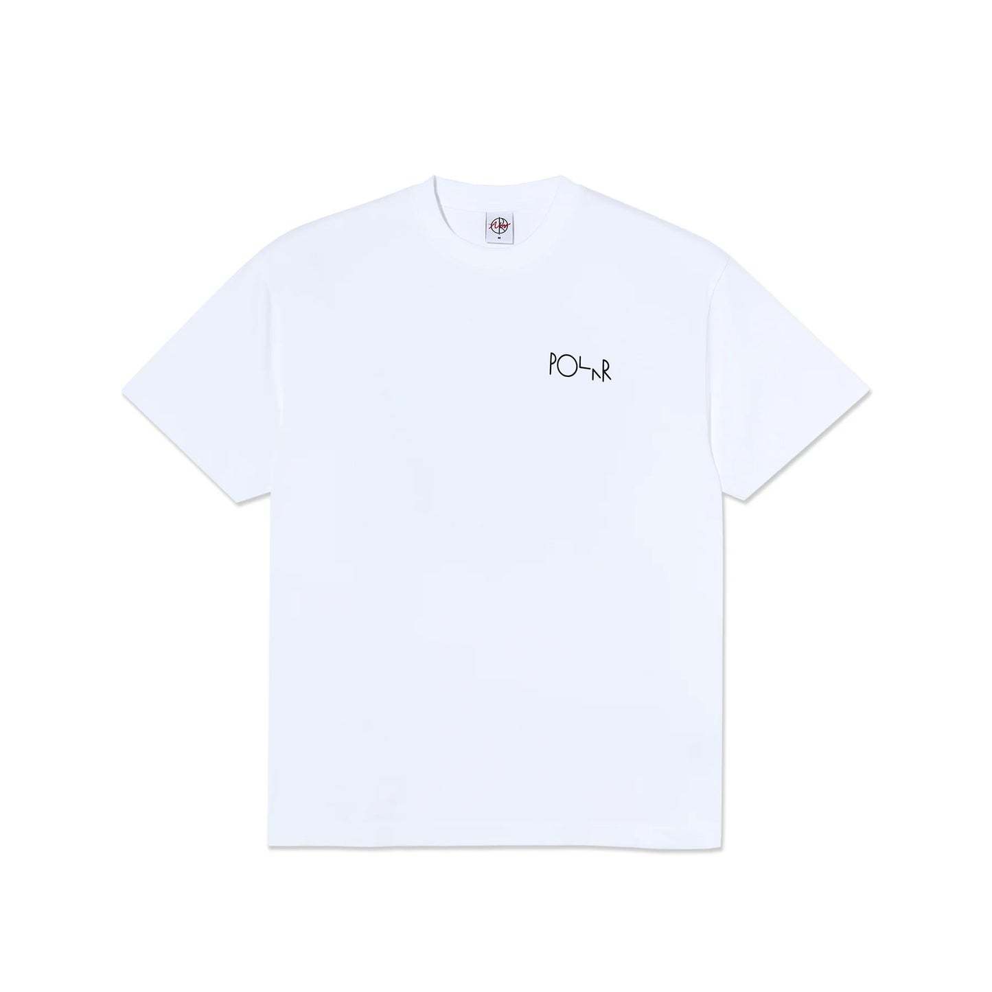 POLAR - HAPPY SAD FILL LOGO TEE - WHITE