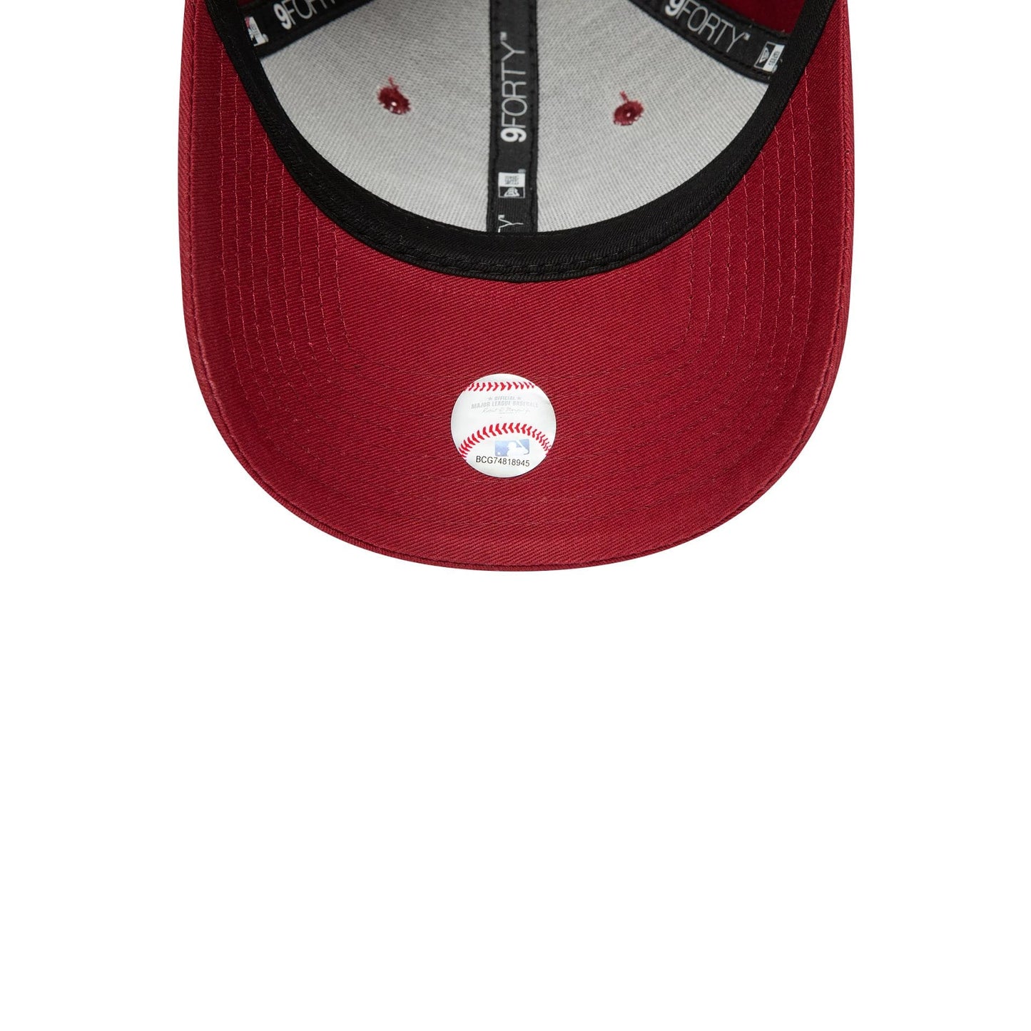 NEW ERA - 9FORTY NEW YORK YANKEES LEAGUE ESSENTIAL CAP - OSFA - RED/WHITE
