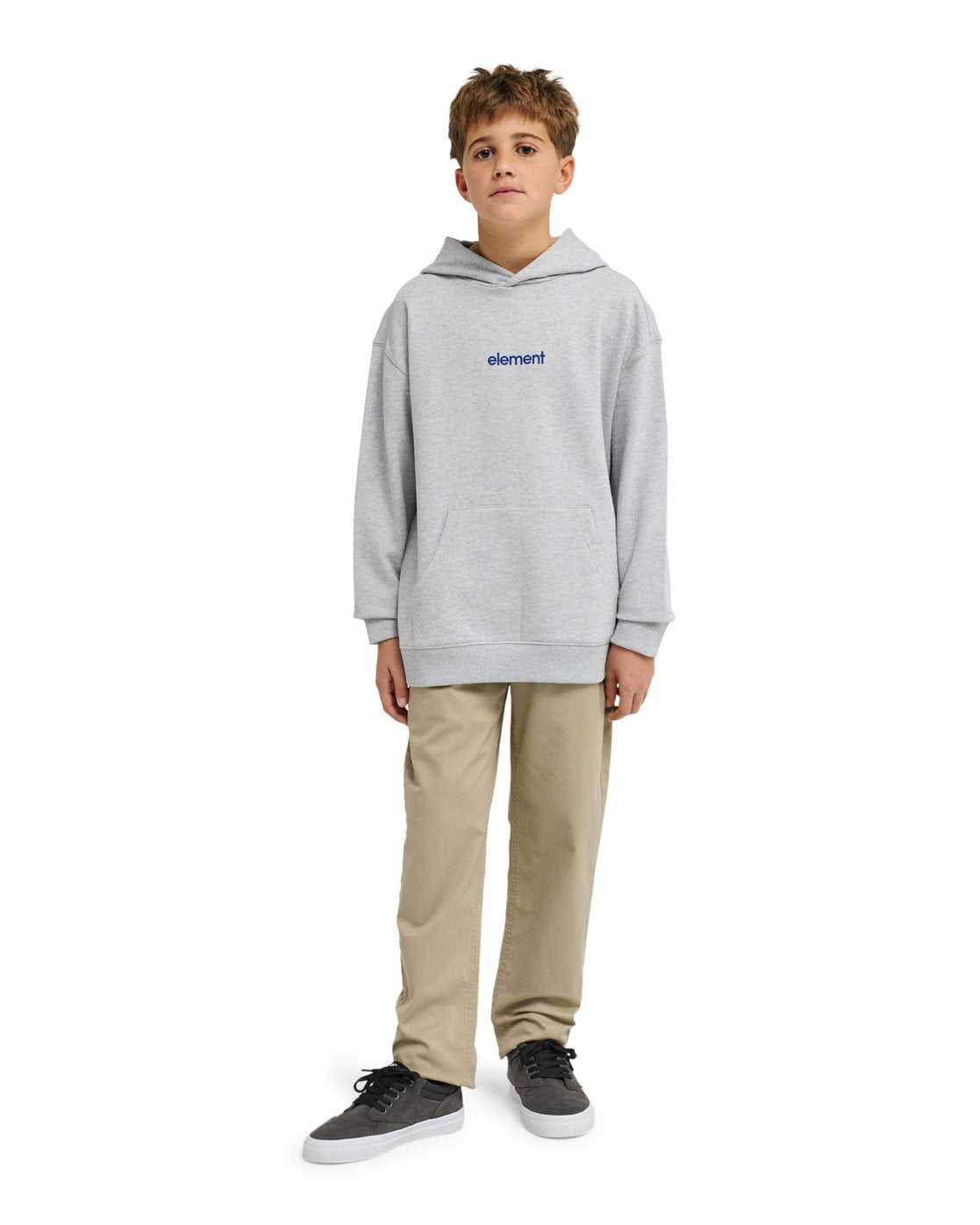 ELEMENT - LOWCASE PO YOUTH HOOD - MID GREY HEATHER