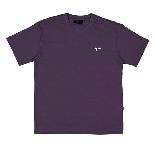 NNSNS - FACE OFF EMBROIDERED TEE - PLUM