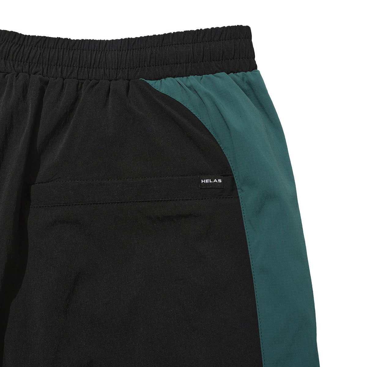 HELAS - READY TRACKSUIT PANTS - BLACK/GREEN/WHITE