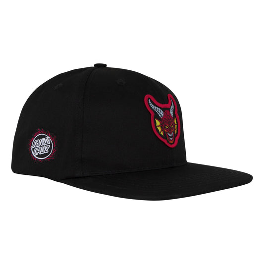 SANTA CRUZ - HELLFIRE CLUB SNAPBACK - BLACK
