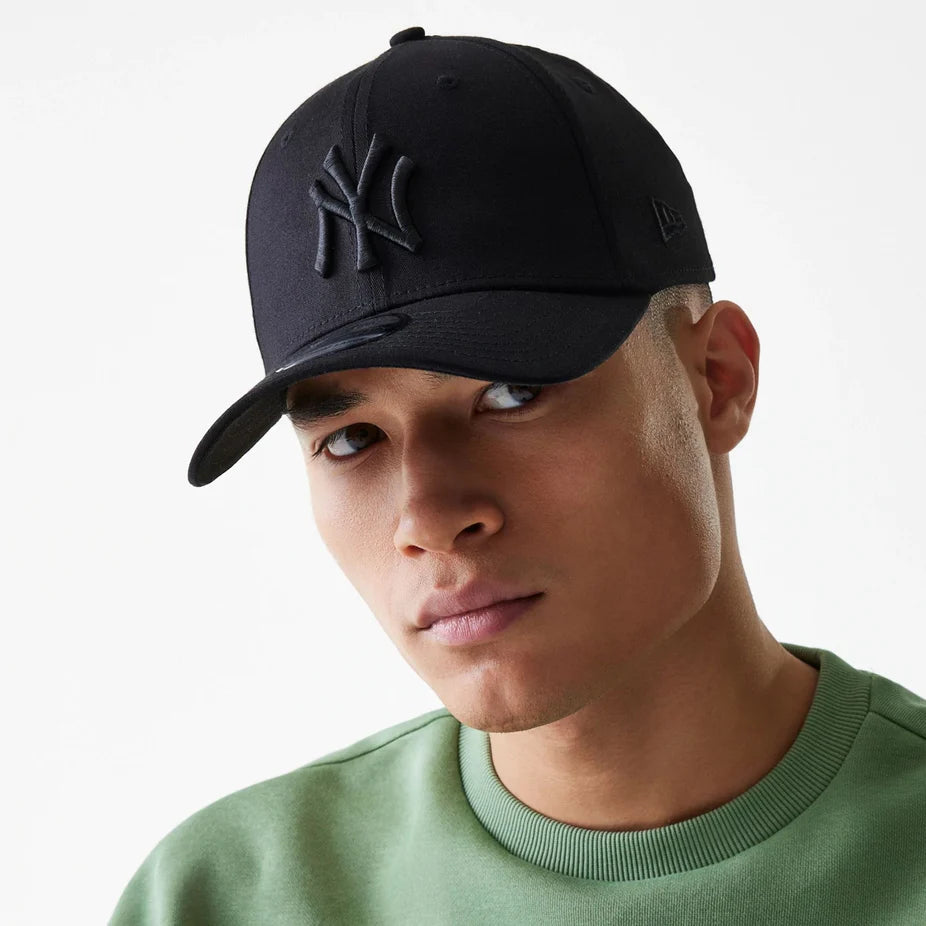 NEW ERA - 39THIRTY NEW YORK YANKEES MLB STRETCH CAP - BLACK/BLACK
