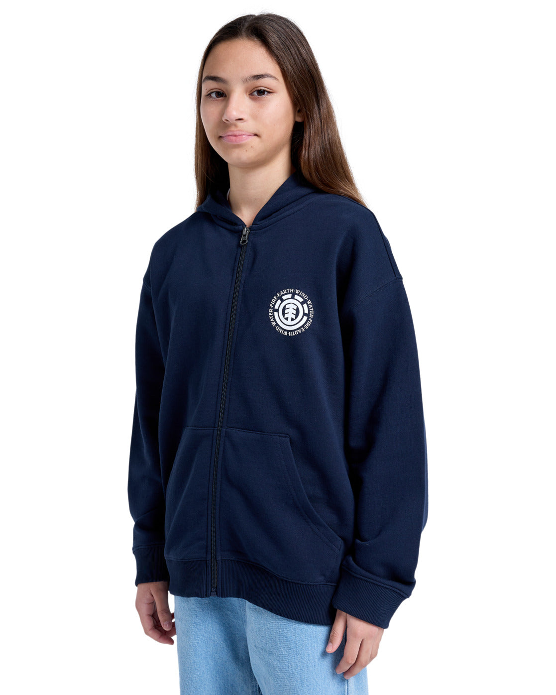 ELEMENT - SEAL BP ZIP YOUTH HOOD - ECLIPSE NAVY