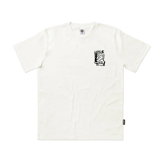 THE DUDES - GHOST CLIFF TEE - WHITE