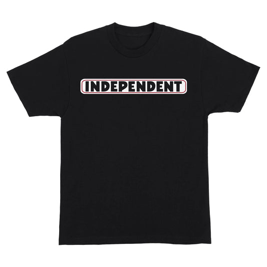 INDEPENDENT - BAR LOGO HEAVYWEIGHT TEE - BLACK