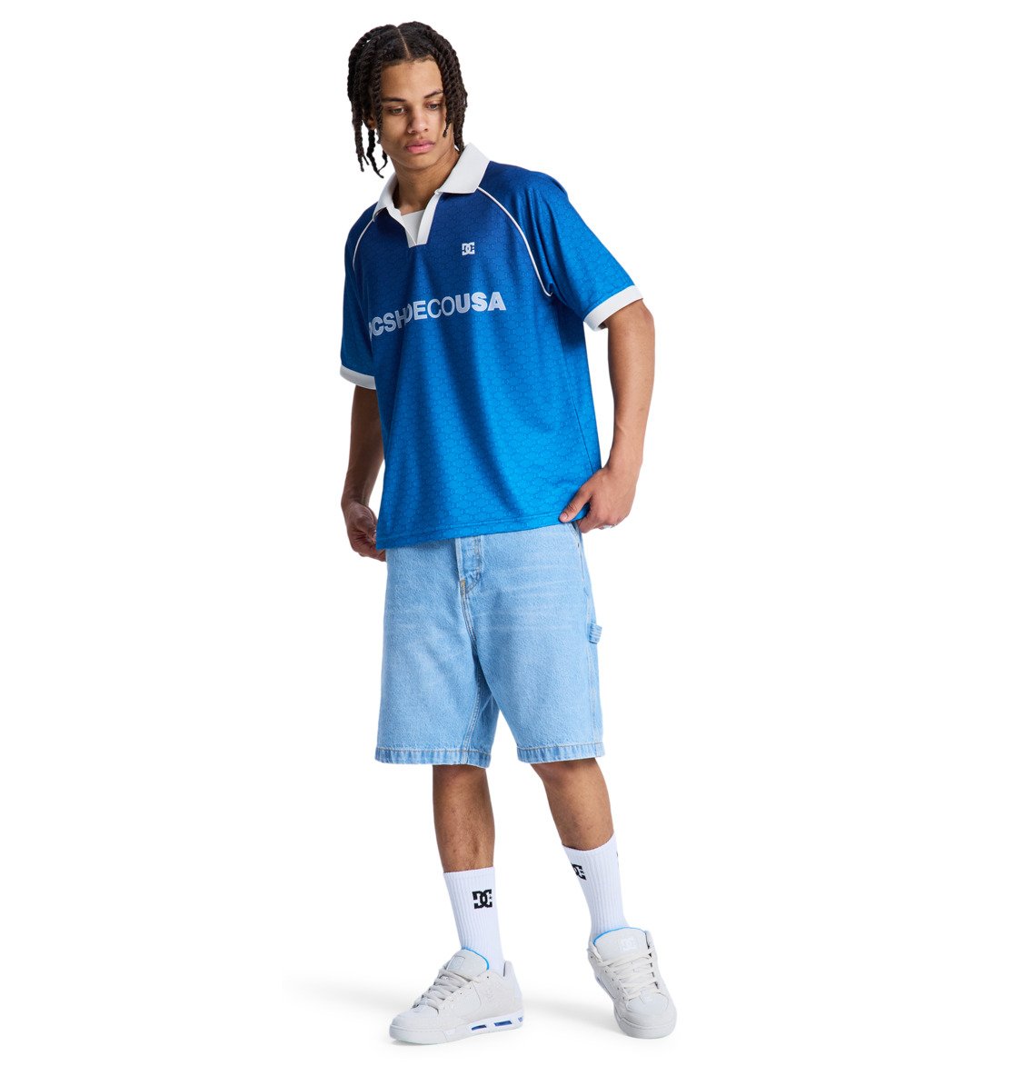 DC - SOCCER TOP - ESTATE BLUE