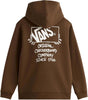 VANS - FRAMEWORK ZIP UP YOUTH HOOD - BROWN