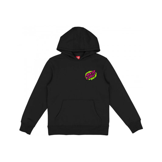 SANTA CRUZ - YOUTH SLIME DOT HOOD - BLACK