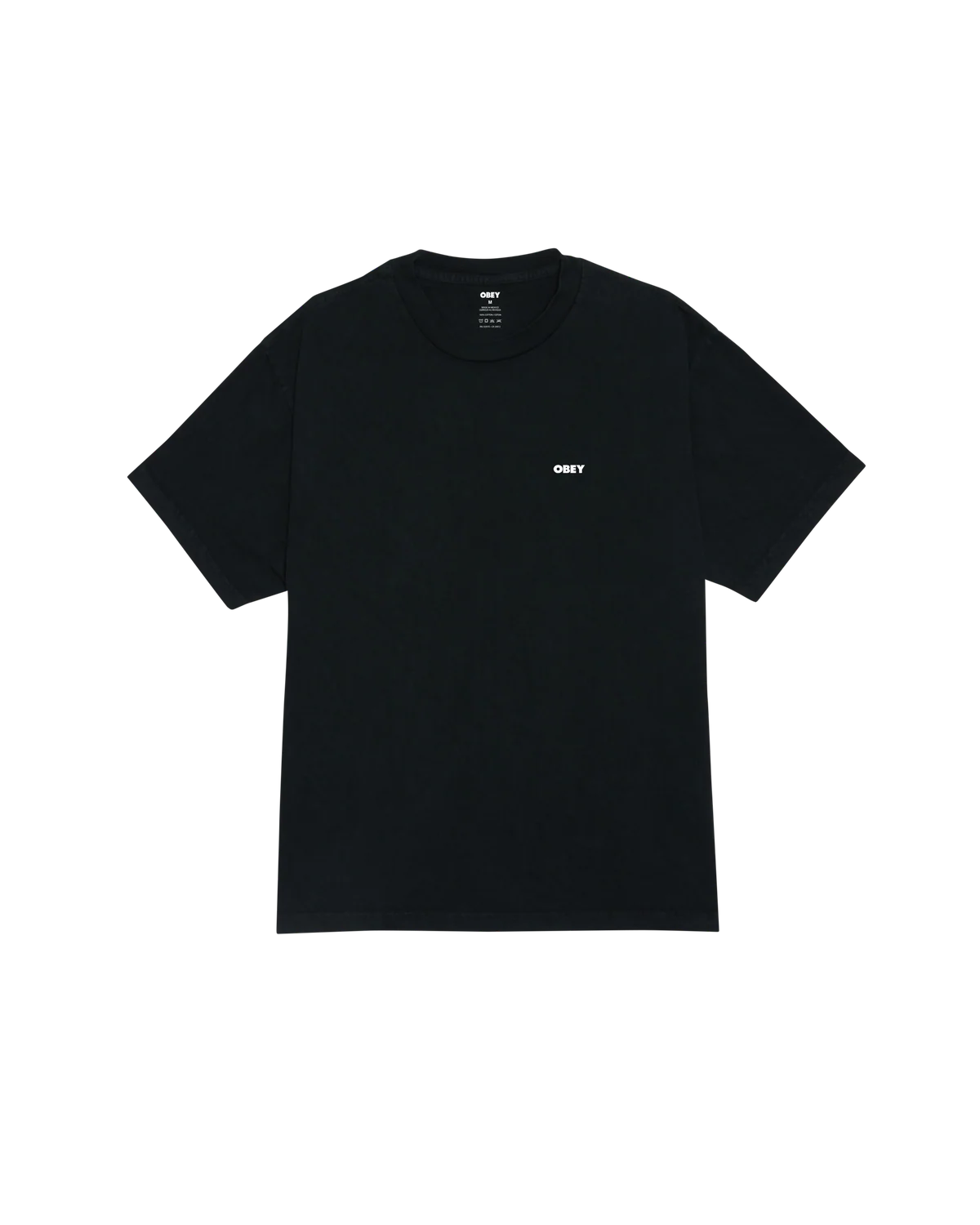 OBEY - BOLD ICON FACE PIGMENT TEE - PIGMENT DUSTY BLACK
