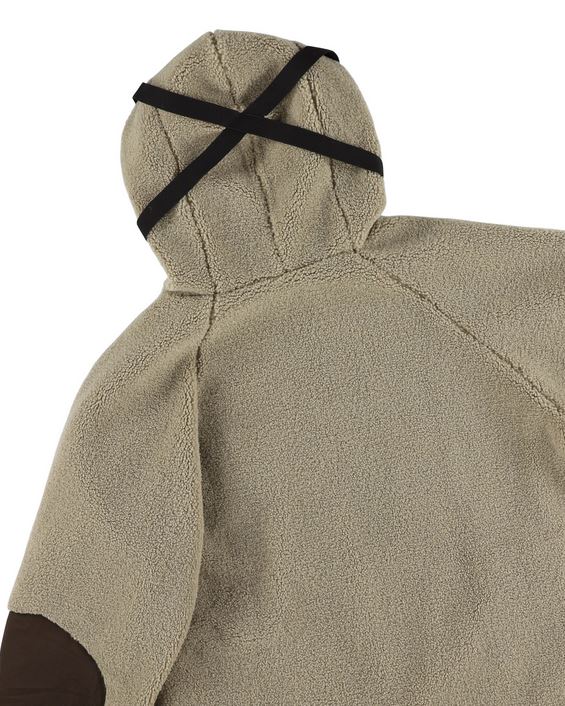 KEEP IT CLEAN - URBAN SHERPA JACKET - MOCHA BROWN