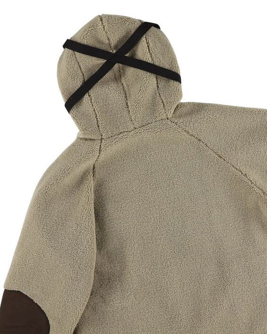 KEEP IT CLEAN - URBAN SHERPA JACKET - MOCHA BROWN
