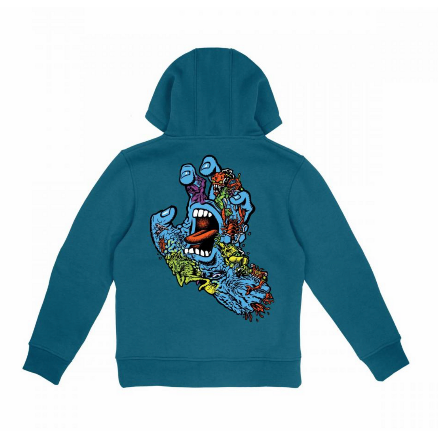 SANTA CRUZ - ROSKOPP SCREAMING FIVE YOUTH HOOD - TEAL