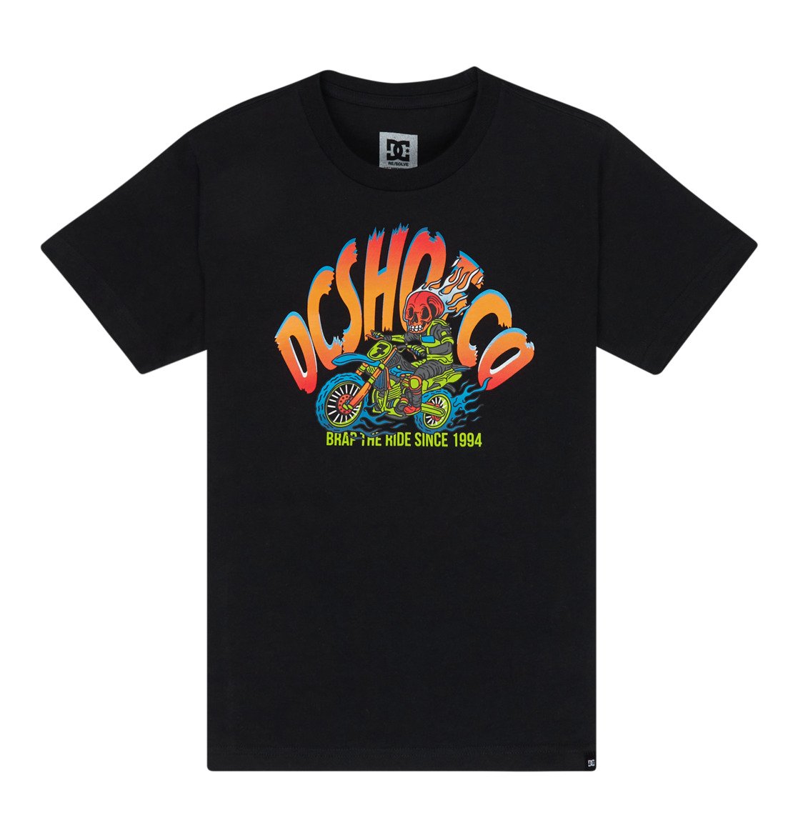 DC - BRAP THE RIDE YOUTH TEE -  BLACK