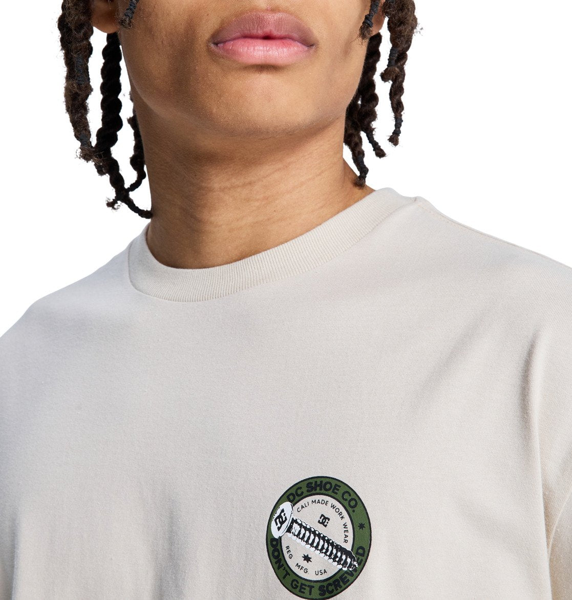 DC - SCREWED UP TEE - BEIGE