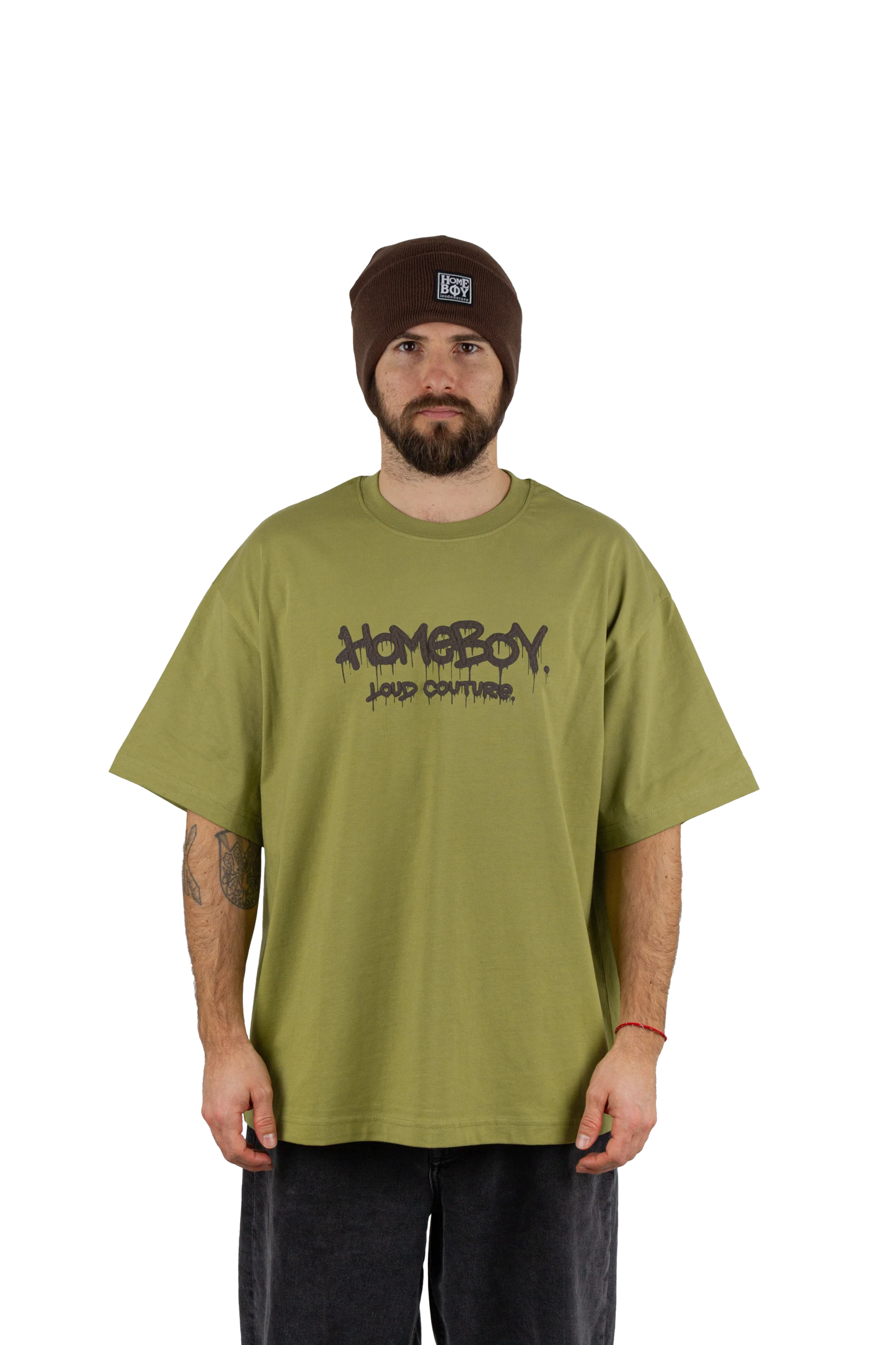 HOMEBOY - TAGGED TEE - MOSS GREEN