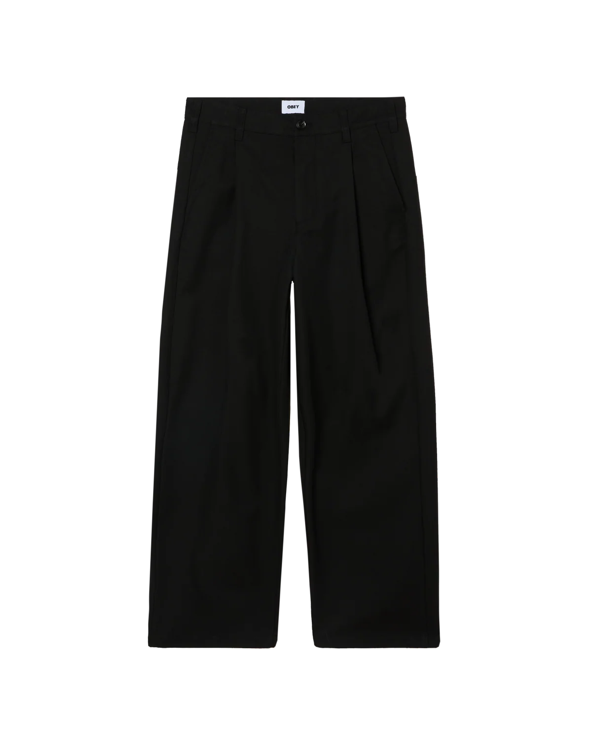 OBEY - DEAN PLEATED PANT - BLACK