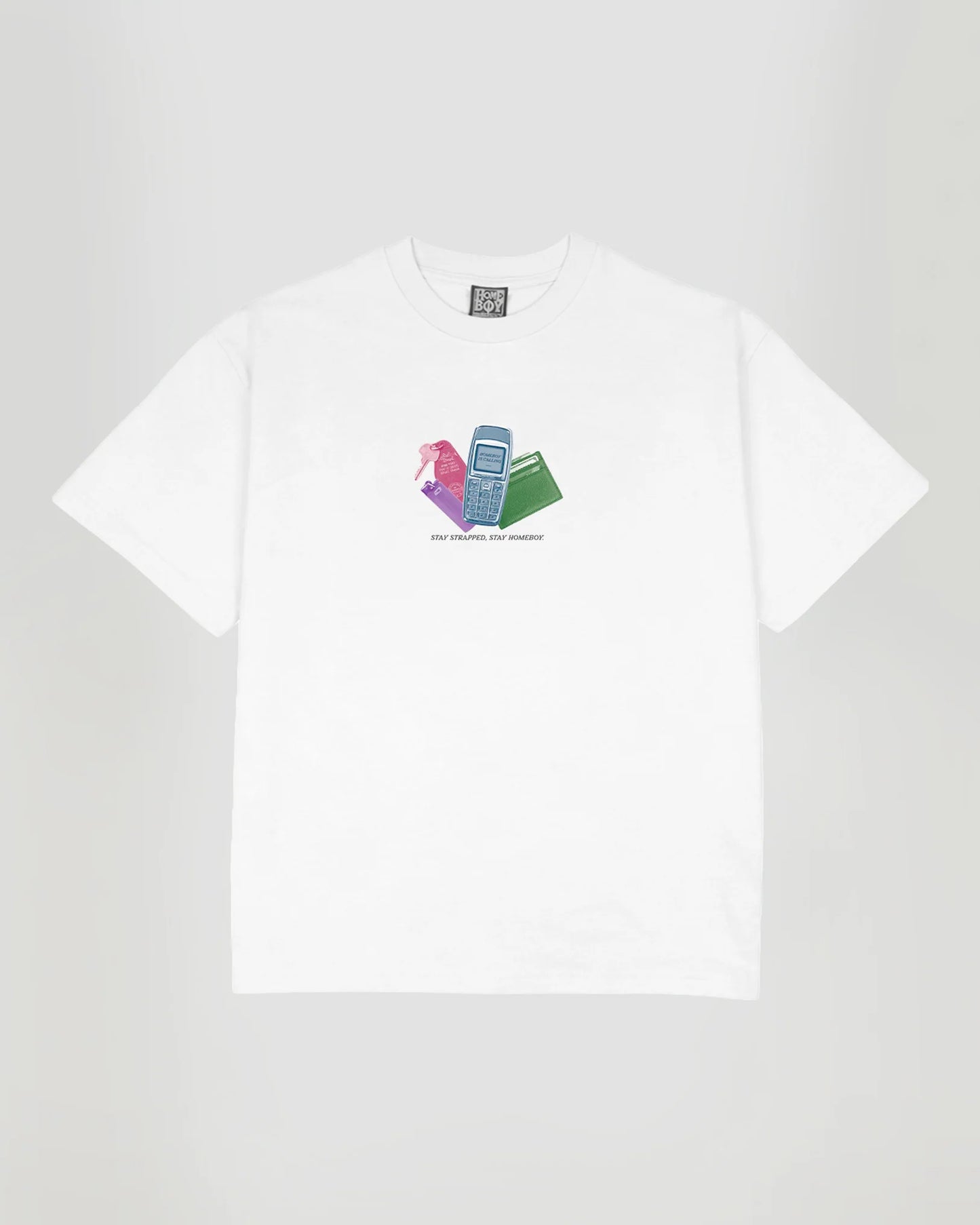 HOMEBOY - ESSENTIALS TEE - WHITE