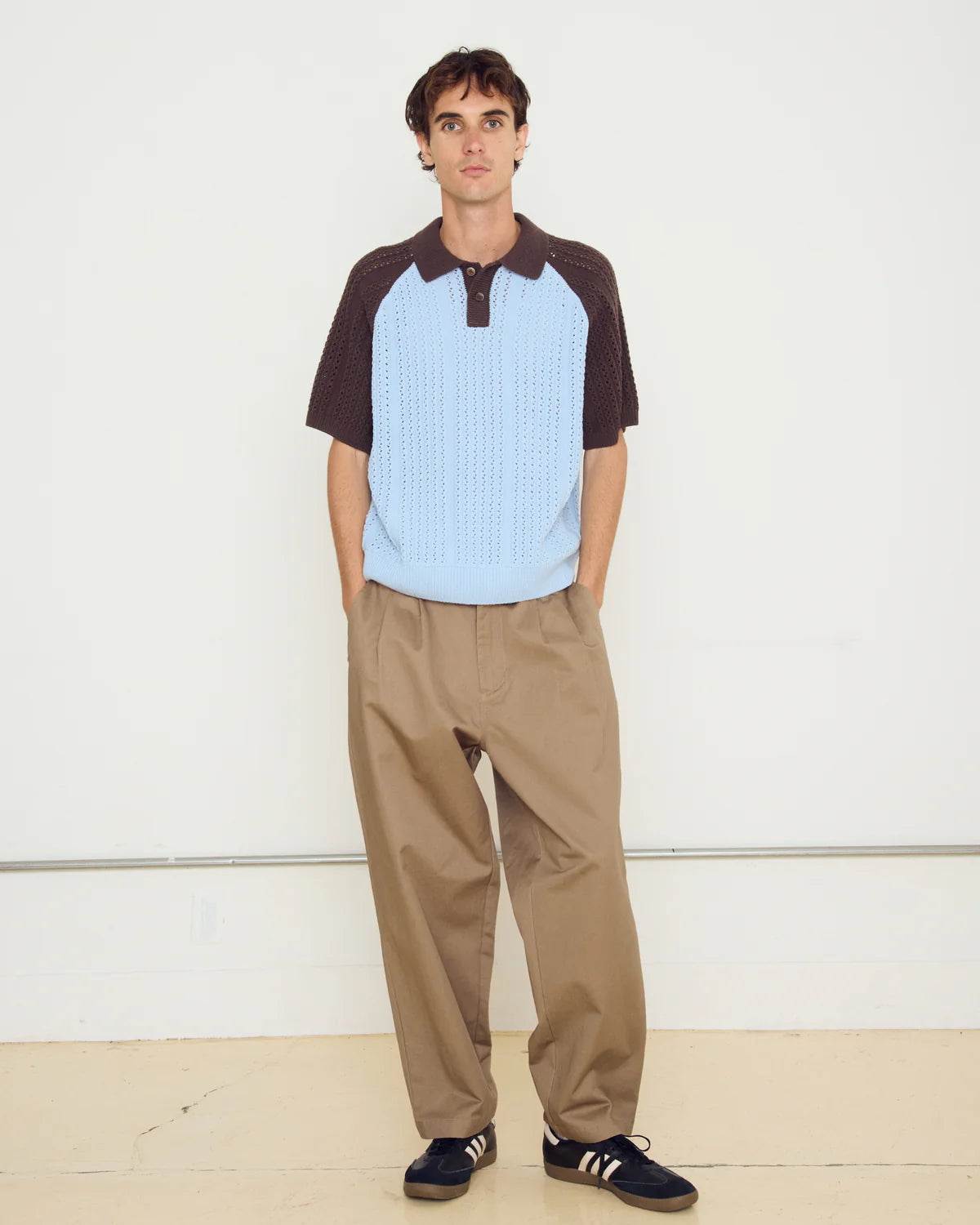 OBEY - ABEL POLO SWEATER - SKYWAY MULTI