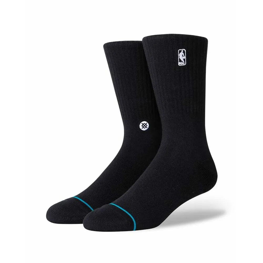 STANCE - LOGOMAN NBA CREW - BLACK
