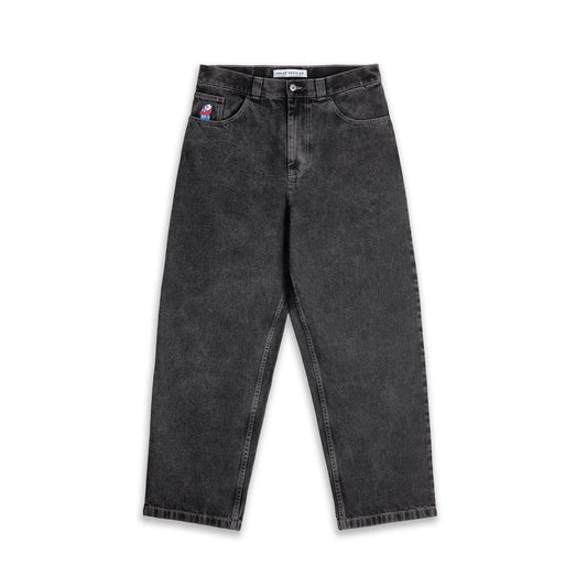 POLAR - BIG BOY JEANS OG LOGO - SILVER BLACK