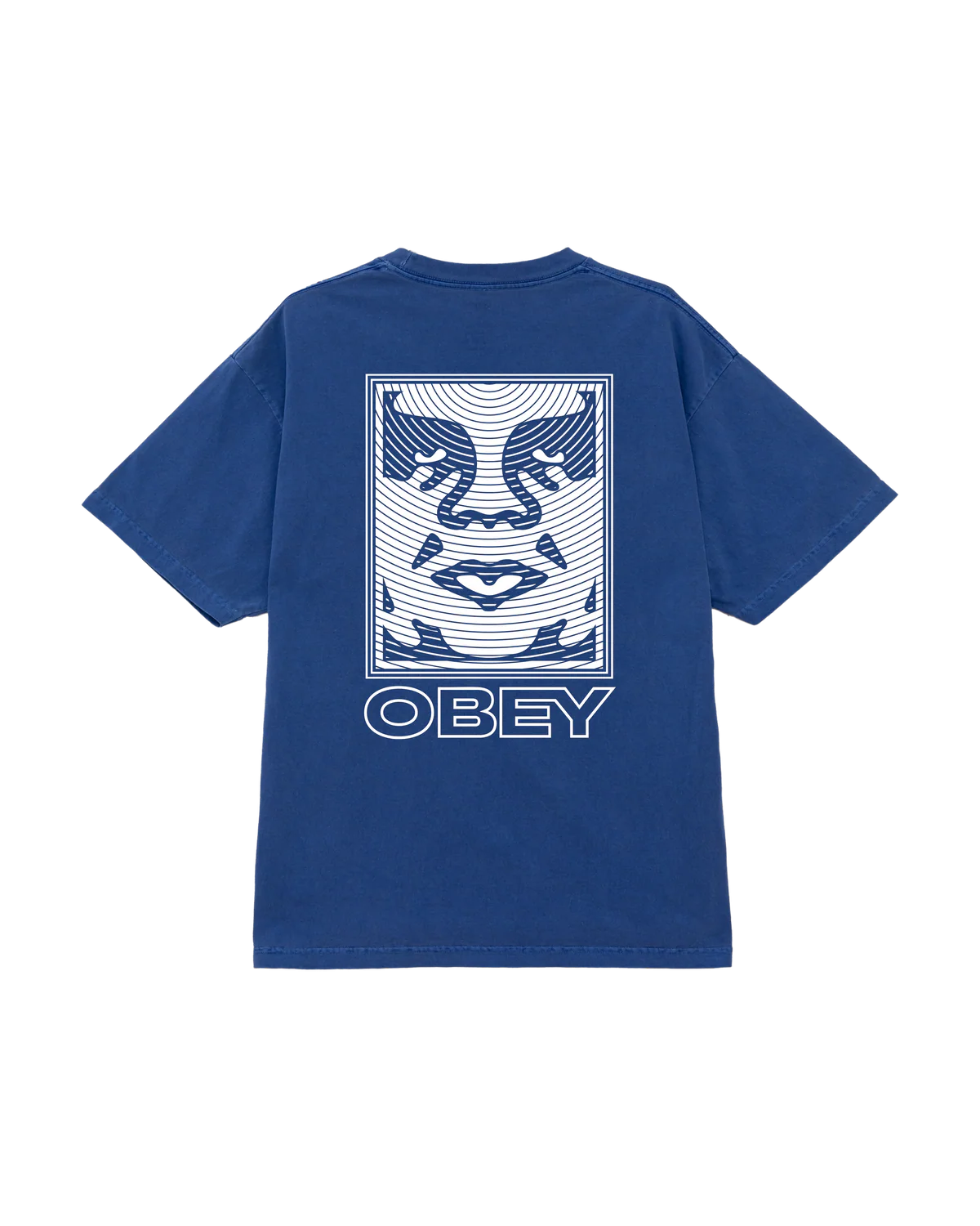 OBEY - RIPPLE TEE - PIGMENT ELECTRIC INDIGO