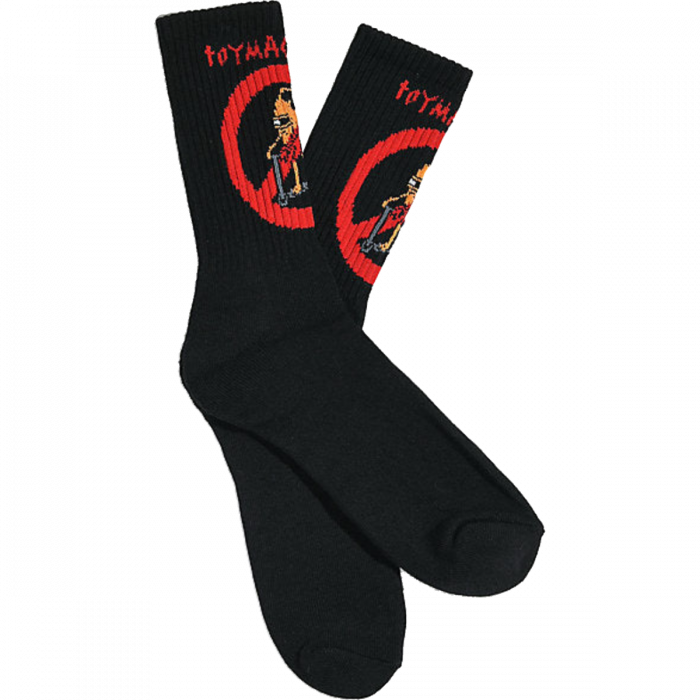TOY MACHINE - NO SCOOTER SOCK - BLACK