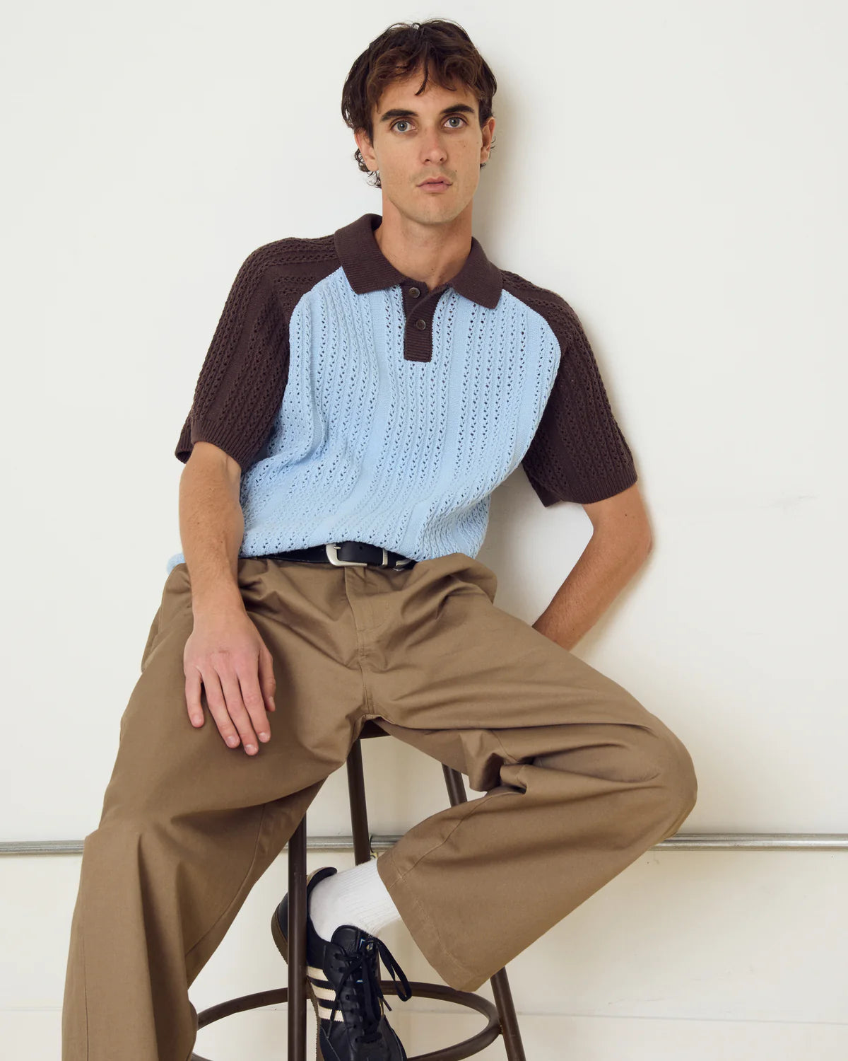 OBEY - ABEL POLO SWEATER - SKYWAY MULTI